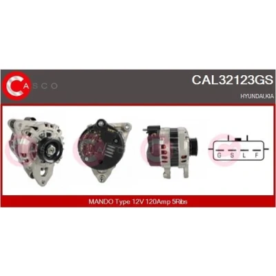 Imagem de CASCO CAL15147AS Alternador 12V 75A RENAULT: CLIO 2, Kangoo I Express, 2 Kasten
