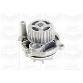 Imagem de GRAF PA904 Bomba de água 23 com retentor mecânico Chapa aço 57,264 para accionamento da correia dentada VOLKSWAGEN: Golf 5, 4