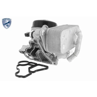 Imagem de VEMO V20 60 0045 1 Radiador de Óleo com caixa do filtro óleo, junta BMW: 5 Sedan, Touring