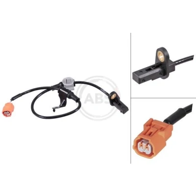 Imagem de A.B.S. 31660 Sensor de ABS para veículos com activo 475mm 540mm 32mm 12V laranja