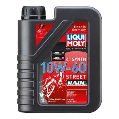 Imagem de Liqui Moly Motorbike 4T Synth Street Race 10W 60 1l Óleo do motor 1525