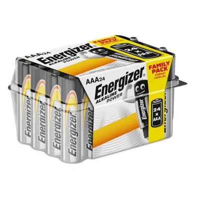Imagem de Energizer Alkaline Power Pack Pilhas AAA LR03 24 Unidades