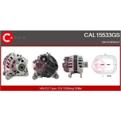 Imagem de CASCO CAL10312AS Alternador 12V 150A