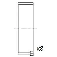 Imagem de FAI AutoParts BB2044 STD Capas de Biela CITROËN: Saxo Hatchback, Xsara Picasso, Berlingo / First I Van, PEUGEOT: 206 Hatchback