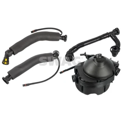 Imagem de SWAG 33 10 0465 Separador de óleo, respiro do cárter da cambota com mangueiras ventilação BMW: 5 Touring, Sedan, 1 Hatchback