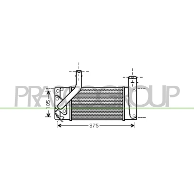 Imagem de PRASCO TY350N003 Intercooler
