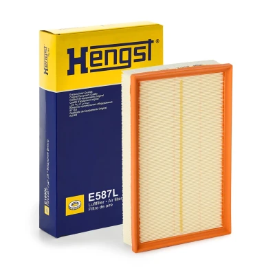 Imagem de HENGST FILTER E587L Filtro de ar 57 190 312 Cartucho filtrante VOLKSWAGEN: Transporter 5, 5 Bus, 6