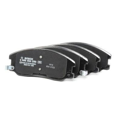 Imagem de BOSCH 0 986 494 250 Jogo de pastilhas para travão disco Baixo teor metálico com avisador sonoro desgaste chapa anti ruído CHEVROLET: Captiva