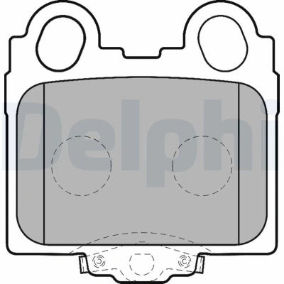 Imagem de DELPHI LP1510 Jogo de pastilhas para travão disco com avisador sonoro desgaste chapa anti ruído sem acessórios LEXUS: IS I Sedan, GS II