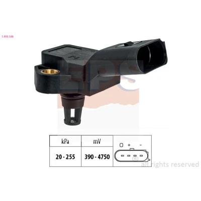 Imagem de EPS 1.993.188 Sensor Pressão de Sobrealimentação AUDI: A4 B8 Sedan