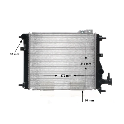 Imagem de MAHLE ORIGINAL CR 1115 000S Radiador, arrefecimento do motor HYUNDAI: Getz