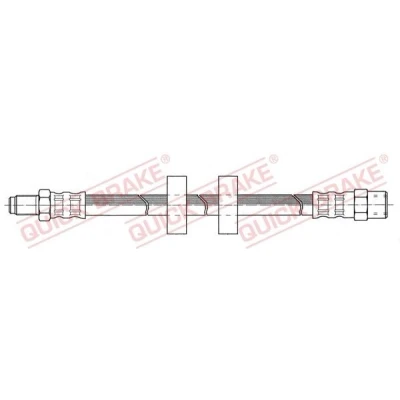 Imagem de QUICK BRAKE 32.203 Mangueira de Travão 315mm M10x1 com rosca interior, exterior VOLKSWAGEN: GOLF 2, 1, Caddy 1 Pickup, AUDI: 80 B2