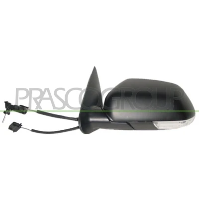 Imagem de Espelho retrovisor Prasco SK0247124 esquerda com subcapa ajustável pelo interior, ajuste: por cabo de aço, não esférico SKODA: Octavia 2 Combi