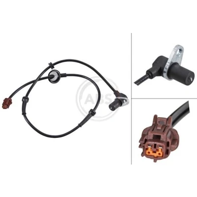 Imagem de A.B.S. 31798 Sensor de ABS passivo 855mm 920mm 28mm castanho
