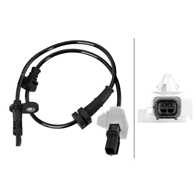 Imagem de HELLA 6PU 358 218 741 Sensor de ABS com grampo Hall 2 520