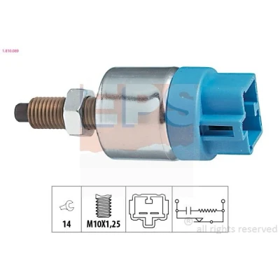 Imagem de EPS 1.810.089 Interruptor de luz stop mecânico M10X1,25 Made in Italy OE Equivalent TOYOTA: Celica VI Coupe, Corolla VIII Compact