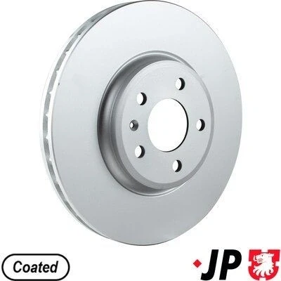 Imagem de JP GROUP 1163113400 Disco de travão Eixo dianteiro 320 30 5 ventilado revestido AUDI: A4 B8 Avant, A5 Sportback, Coupe
