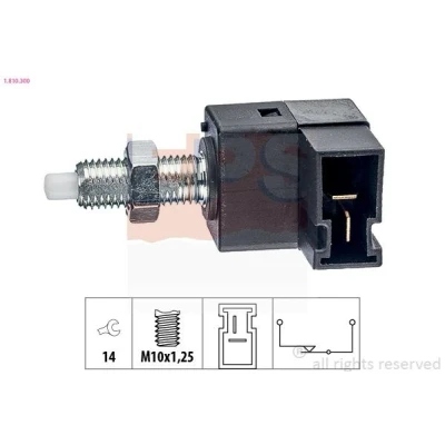 Imagem de FACET 7.1300 Interruptor de luz stop mecânico M10x1,25 Made in Italy OE Equivalent HYUNDAI: i30 I Hatchback, i10 I, Coupe II