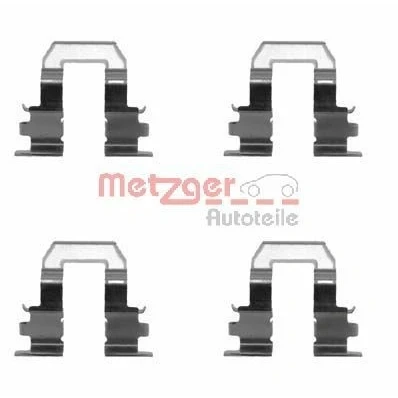 Imagem de METZGER 109 1255 Kit de acessórios, pastilhas travão TOYOTA: Corolla VIII Liftback, VII Compact, VI Compact