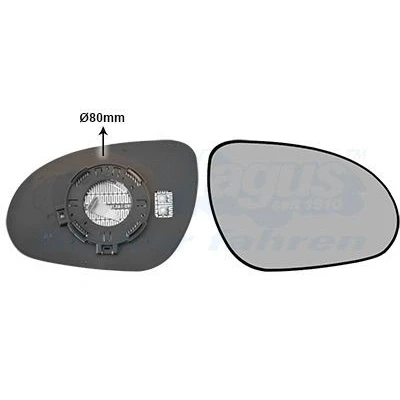 Imagem de VAN WEZEL 8207836 Vidro Espelho à direita HYUNDAI: i30 I Hatchback, Carrinha