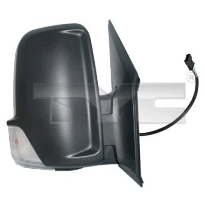 Imagem de espelho retrovisor Tyc 321 0109 à direita convexo, para regulação manual do espelho, Braço curto MERCEDES BENZ: Sprinter 3.5 T Van