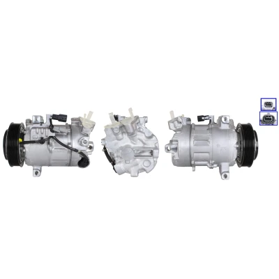Imagem de LUCAS ACP01198 Compressor PAG 46 YF R134a, R1234yf com juntas NISSAN: Qashqai 2