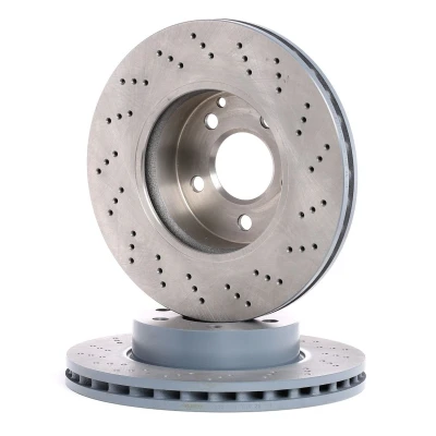Imagem de FEBI BILSTEIN 30552 Disco de travão Eixo dianteiro 295 28 5 112 perfurado/ventilado revestido MERCEDES BENZ: Classe C T modell, Sedan