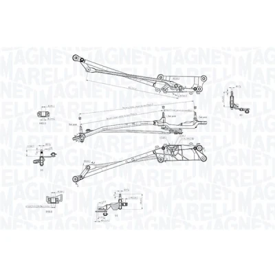 Imagem de Tirante de limpa vidros MAGNETI MARELLI 085570758010