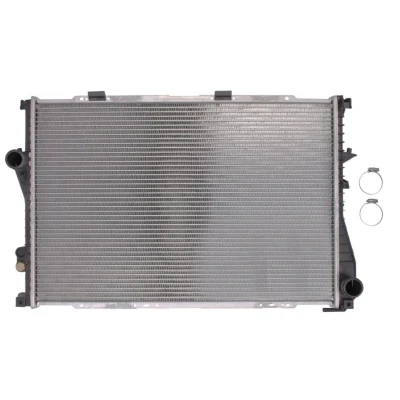 Imagem de NRF 53722 Radiador, arrefecimento do motor Alumínio 650 438 32 com componentes de montagem Aletas refrigeração soldadas BMW: 5 Sedan, Touring, 7