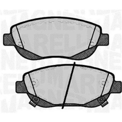 Imagem de MAGNETI MARELLI 363916060781 Jogo de pastilhas para travão disco com avisador sonoro desgaste TOYOTA: Avensis III Carrinha, Sedan