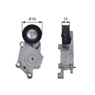 Imagem de GATES FleetRunner Micro V Kit T39125 Polia Tensora CITROËN: C4 I Grand Picasso, Berlingo II Van