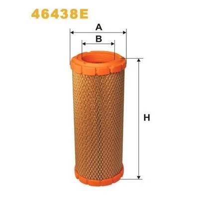 Imagem de WIX FILTERS 46438E Filtro de ar 273mm 105mm Cartucho filtrante