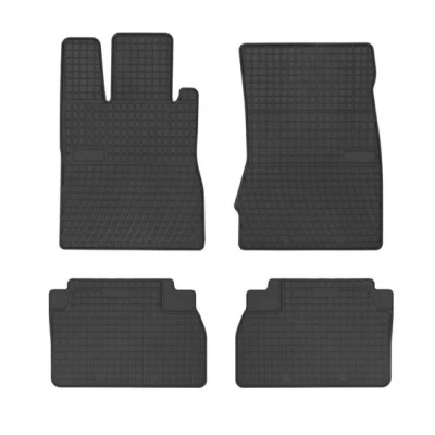 Imagem de FROGUM 402096 Conjunto de tapete chão Borracha à frente e atrás 4 preto medida MERCEDES BENZ: Classe S Sedan