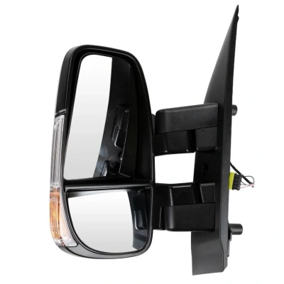 Imagem de espelho retrovisor Prasco FT9507304 com sensor esquerda preto elétrico Braço do curto IVECO: Daily 6 Pritsche/Fahrgestell,