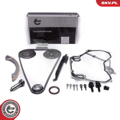 Imagem de ESEN SKV 21SKV261 Jogo de correntes distribuição com juntas carreto simples, Corrente roletes OPEL: Astra G Caravan, Zafira A, CC