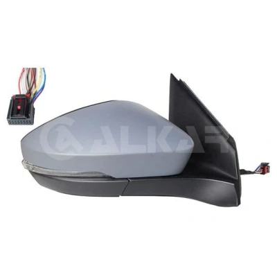 Imagem de Espelho retrovisor Alkar 9042071 à direita com subcapa elétrico aquecível, convexo para veículo volante esquerda VOLKSWAGEN: T Cross