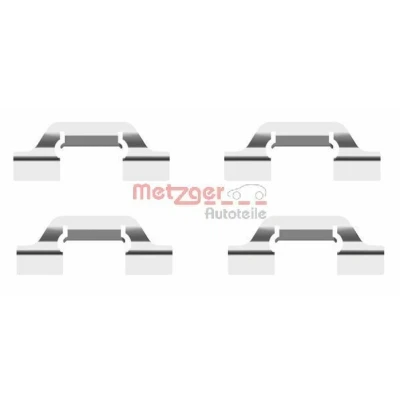 Imagem de METZGER 109 1685 Kit de acessórios, pastilhas travão VOLKSWAGEN: Golf 4, Bora Sedan, SEAT: Leon I Hatchback, Toledo 2 Limousine