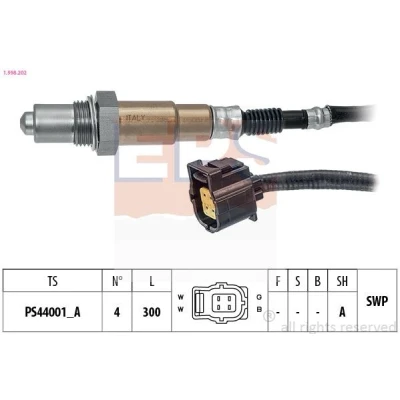 Imagem de EPS 1.998.202 Sonda lambda Made in Italy OE Equivalent com aquecimento, plana, Rosca pré lubrificada MERCEDES BENZ: CLK Coupe, Classe ML