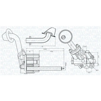 Imagem de MAGNETI MARELLI 351516000005 Bomba de Óleo VOLKSWAGEN: GOLF 3, 2, Passat B3/B4 Variant, SEAT: Ibiza 2
