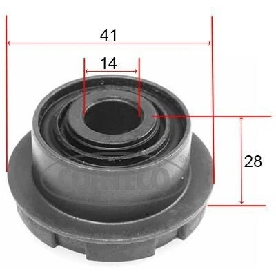 Imagem de CORTECO 21652777 Casquilho de Braço Suspensão Eixo dianteiro PEUGEOT: 605 Sedan