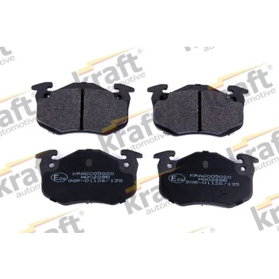Imagem de KRAFT 6005020 Jogo de pastilhas para travão disco Eixo dianteiro incl. contacto aviso desgaste RENAULT: Super 5 Hatchback, Rapid Van