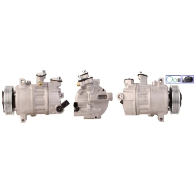 Imagem de ELSTOCK 51 0535 Compressor PAG 46 R 134a com juntas VOLKSWAGEN: Passat B6 Variant, Sharan II, Golf 5, AUDI: A3 Hatchback, Sportback, Q3