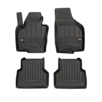 Imagem de FROGUM 3D407619 Conjunto de tapete chão Borracha à frente e atrás 4 preto VOLKSWAGEN: Tiguan I