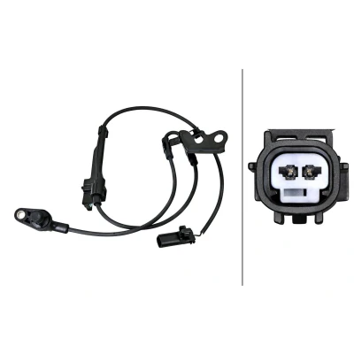 Imagem de HELLA 6PU 230 048 931 Sensor de ABS Eixo dianteiro, lado direito inductivo 2 955