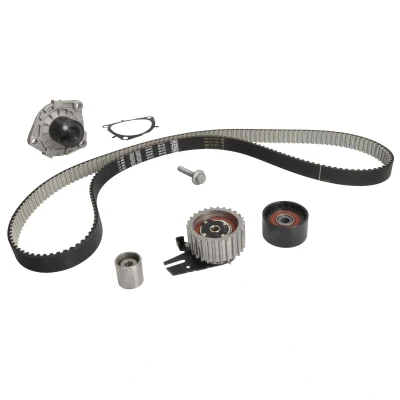 Imagem de SKF VKMC 02024 Bomba de Água + Kit Correia Distribuição com juntas perfil dentado trapezoidal Plástico ALFA ROMEO: Stelvio