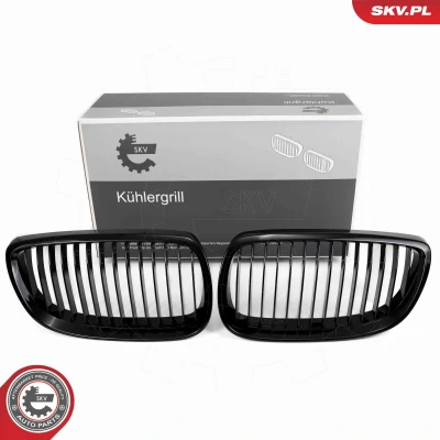 Imagem de ESEN SKV 66SKV104 Grelha de Radiador ambos os lados preto, brilhante BMW: 3 Sedan, Cabrio, Coupe