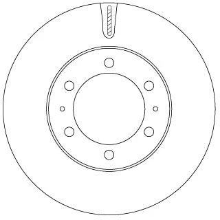 Imagem de TRW DF7827S Disco de travão 318 28 6 139,7 ventilado pintado TOYOTA: FJ Cruiser