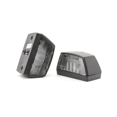 Imagem de HELLA 2KA 003 389 061 Luz de Placa R10W Halogéneo traseira, esquerda, à direita com porta lâmpadas sem
