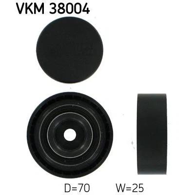 Imagem de SKF VKM 38004 Polia de Desvio BMW: 3 Touring, 5 Sedan, Sedan