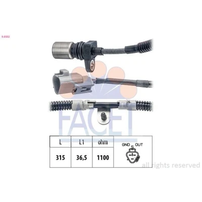 Imagem de FACET 9.0502 Gerador de Impulsos Made in Italy OE Equivalent TOYOTA: Auris Hatchback, RAV4 IV SUV
